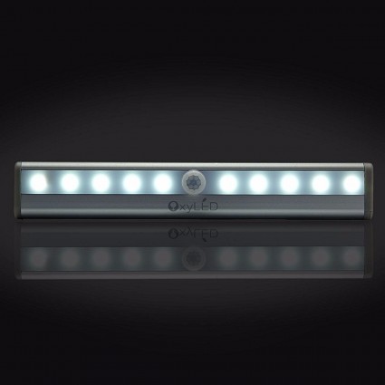 OxyLED T-02S Rechargeable Motion Sensing LED Night Light for Closet Attics Lamp 