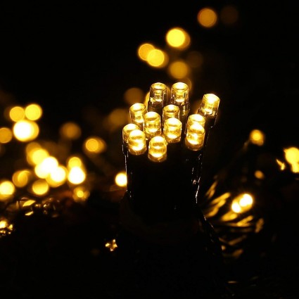 200 LED Solar Power String Fairy Lights Outdoor Party Lamp Home Garden Decor USA 