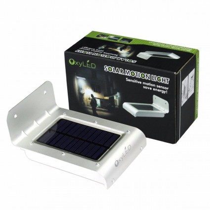 16 LED Solar Power Motion Sensor Garden Security Lamps Waterproof Outdoor Light 